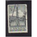 1953 canada indian house totem pole $1 f/u sg446