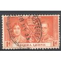 Sierra Leone 1937 - SG185 - 1d orange - KGV1 Co...