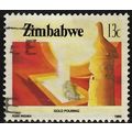 ZIMBABWE, 1985 13c Gold Production p14.5, SG 66...