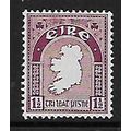IRELAND 1922 SG73 MAP OF IRELAND 1 1/2d PURPLE ...
