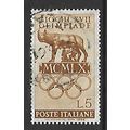 ITALY 1960 OLYMPIC GAMES 5L BROWN GAMES EMBLEM ...