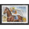 AUS 2002 45c 'CHAMPION RACEHORSES- SUNLINE' FIN...