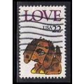 Used 2202 22c Love Very Fine W2438
