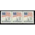 2115 22c U.S. Flag Very Fine MNH PNC 2/3 R0673