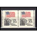 1895a 20c U.S. Flag Very Fine MNH SG CNP Left 6...