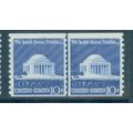 1520 10c Jefferson Memorial Fine MNH CLP B0821