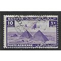 EGYPT 1941 AIR 10M VIOLET HANDLEY PAGE HP 42 OV...