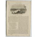 1842 The Penny Magazine No. 687 Wyoming, relief...