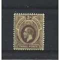 SouthernNigeria.SG49 3d Purple/Yellow.Mounted M...