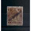 Malta.SG114 1/4d Brown.Fine Used.Apr25a