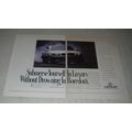 1991 Lexus ES 250 Car Ad - Submerse yourself in Luxury without drowning