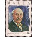 MALTA, Alfonso Maria Galea, blue 1986, 8 cents