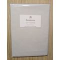 Single Flat Sheet 100% Cotton Silver 180cm x 26...
