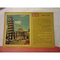 STORY OF LEANING TOWER OF PISA . used postcard ...