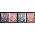 1944 Andorra - Sc# 78-81 Mint NH - Coat of Arms...