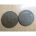 Jersey 1947 George vl 1/12th of a Shilling Coin