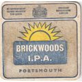 BEER MAT - BRICKWOODS BREWERY - BROWN ALE - (Ca...
