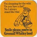 BEER MAT - GREENALL WHITLEY BREWERY - LOCAL BIT...