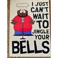 South Park Chef Christmas Card by Portico RARE
