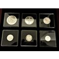 1887 VICTORIA Silver HALF CROWN to THREEPENCE 6...
