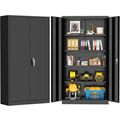 Greenvelly 72" H Metal Garage Storage Cabinet w...