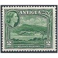 Antigua 1953 SG122 2c Green Unmounted.Mint