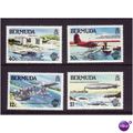 BERMUDA 1983 BICT MANNED FLIGHT SET 4 VALS U/M ...