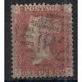 1858 SG43 1d Red Plate 188 Good+ Used Check Let...