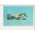 Aviation DOUGLAS A-1H SKYRAIDER Postcard by Joh...