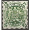 Australia 1950 SG224d £2 Green Very Fine Used .. .