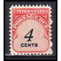 J92 4c Postage Due Just Clears MNH KA0481