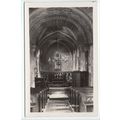 Iffley Church Interior Oxfordshire RP Postcard A