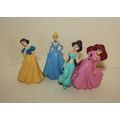 Disney Princesses Mini PVC Figures Lot of 4