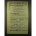 1902 The Macmillan Company Ad - Out-of-door books
