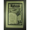 1903 Ralston Purina Flour Ad - In the Wheat Field
