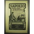 1903 Sapolio Soap Ad - Saves Time in the Kitchen