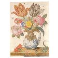 FLOWERS AND LIZARD by Jan Baptist Van Fornenbur...
