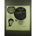 1949 Columbia LP Record Ad - Mary Martin - Unin...