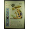 1949 Ronson Cigarette Lighters Ad - Makes light...