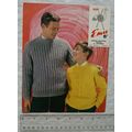 Vintage: Emu 4160 father & son sweaters, DK