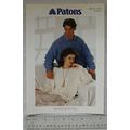 1994 Patons 5175 his & hers textured sweaters, DK