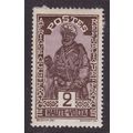 Upper Volta 1928 Hausa Man 2c SG 41 Mint Hung VGC