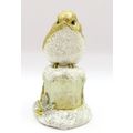 Golden Glitter Robin Ornament Figurine 8 CM Gif...