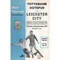 1967/68 Tottenham Hotspur / Spurs vs Leicester ...