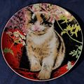 Vintage Jamestown Fine China Decorative CAT PLA...
