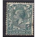 GB 1912 - 24 KGV 4d Grey Green used WMK 100.(889 )