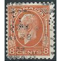 Canada 1932 SG324 8c Red-Orange Perfin "IL" Fin...