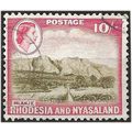 Rhodesia & Nyasaland 1959 SG30 10/- Olive-Brown...