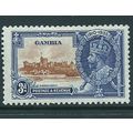 Gambia stamps george V silver jubilee sg144 hm ...