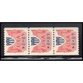 CVP31 9c Shield Very Fine MNH Dry Gum Strip of ...